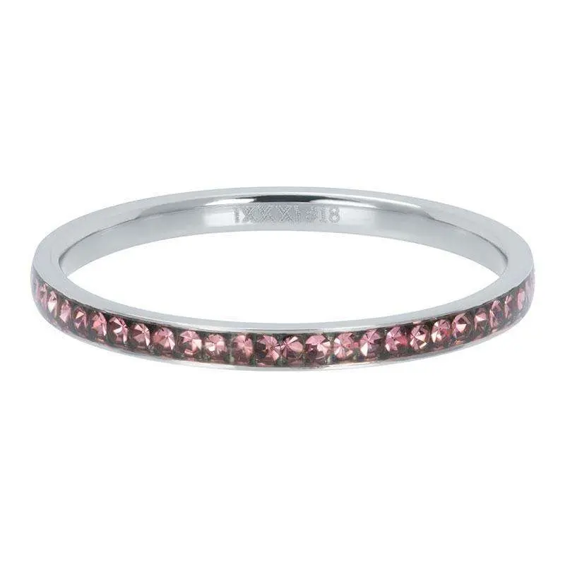 Zirconia pink - iXXXi - Vulring zirconia 2 mm - Silver