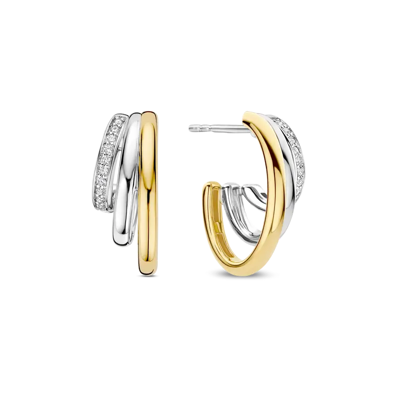 Zirconia Structure Earrings