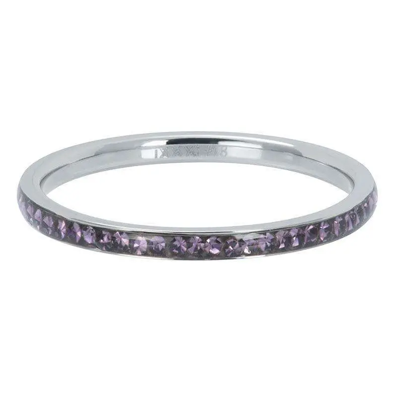 Zirconia Tanzanite - iXXXi - Vulring 2 mm - Silver
