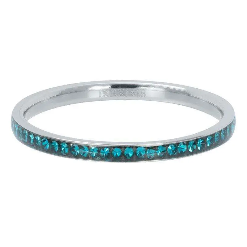 Zirconia turquoise - iXXXi - Vulring zirconia 2 mm - Silver