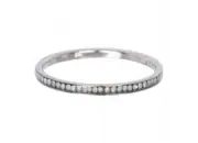 Zirconia Zilver White opal 2mm