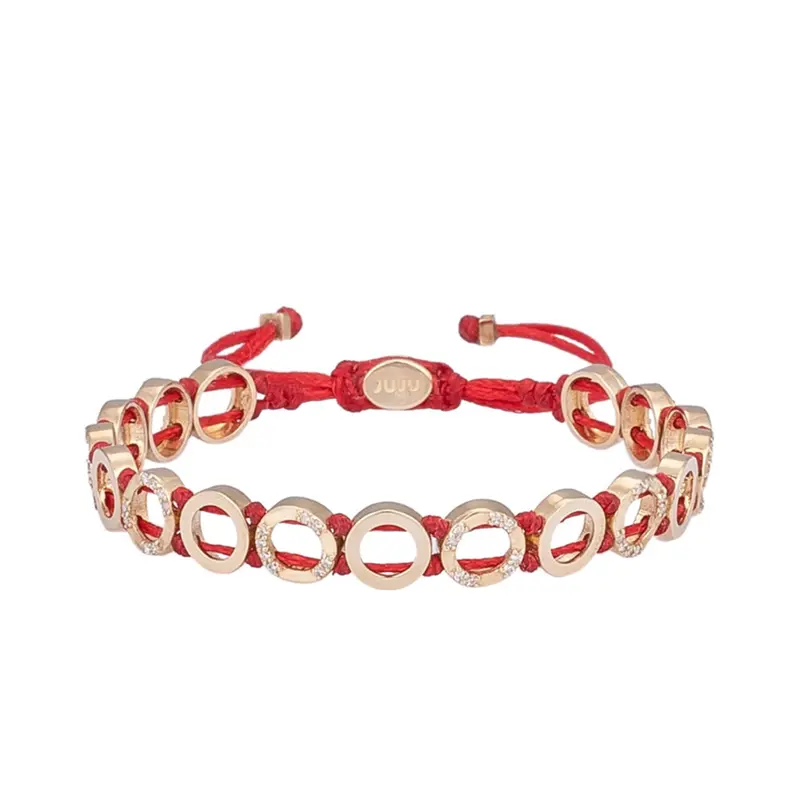 Zomerochtend gouden armband met diamanten stenen