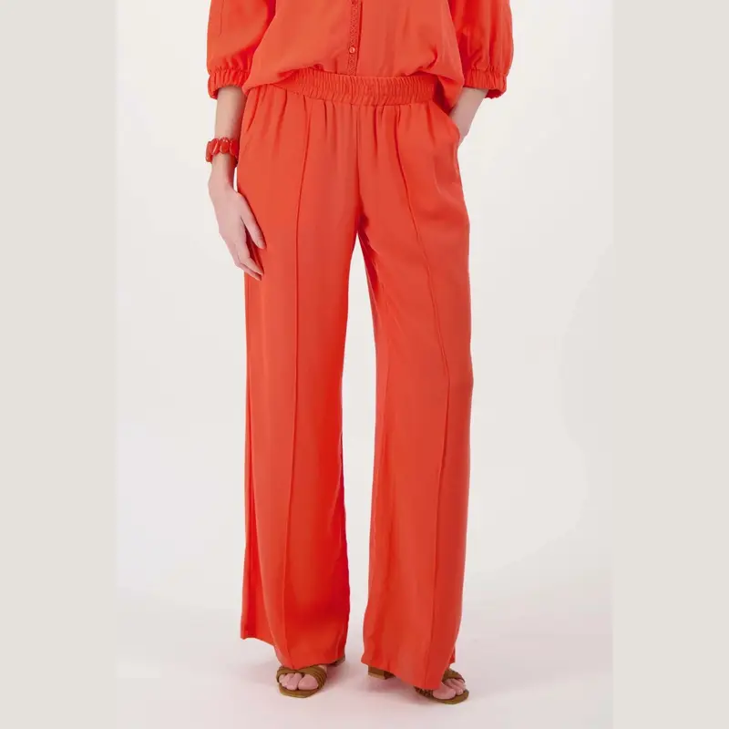 Zusss Lyocell twill fladder broek